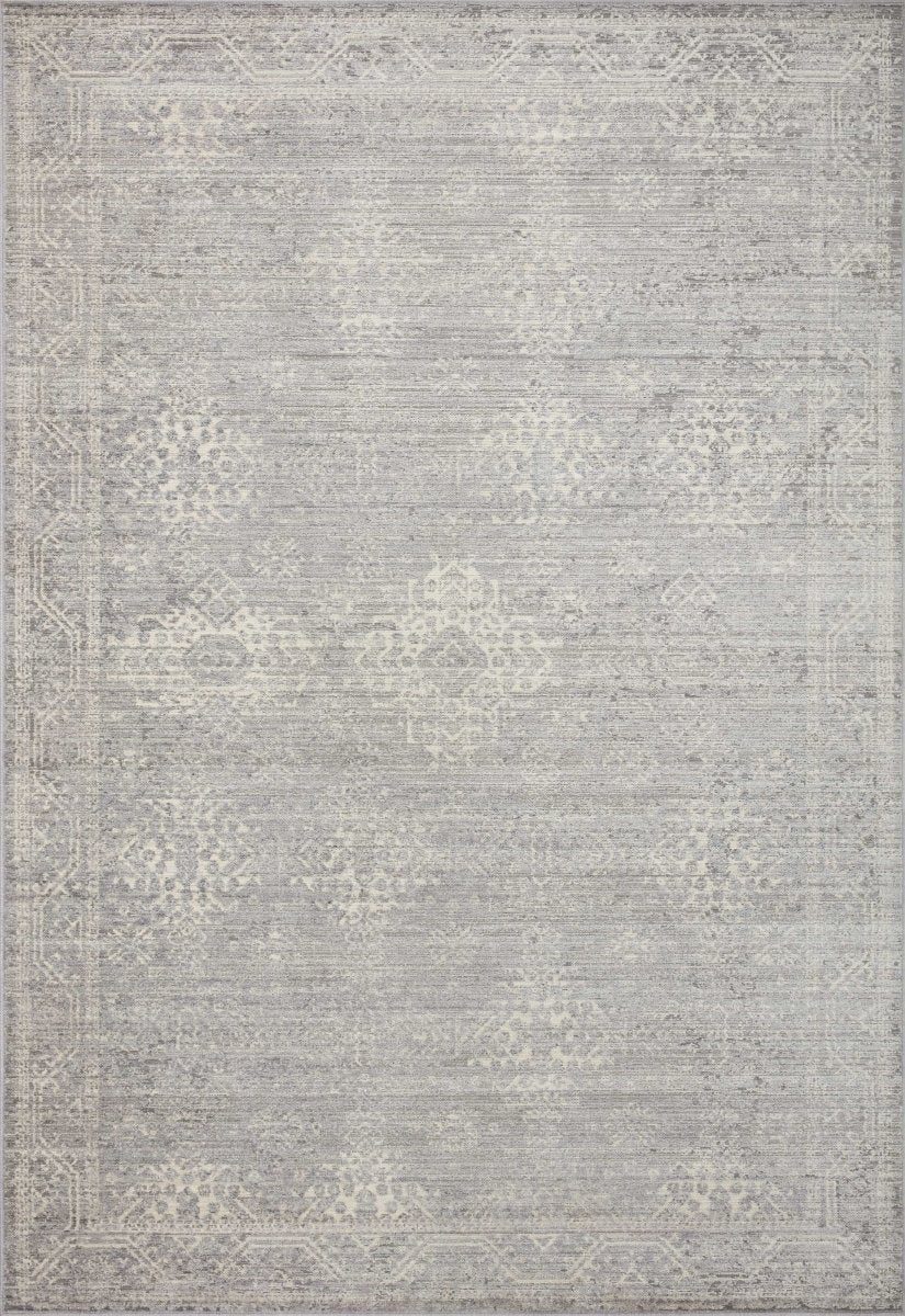 Loloi Indra Ina-02 Silver/Ivory Rug.