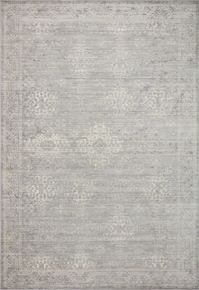 Loloi Indra Ina-02 Silver/Ivory Rug.