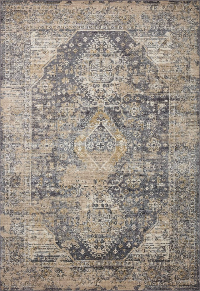 Loloi Indra Ina-03 Charcoal/Natural Rug.