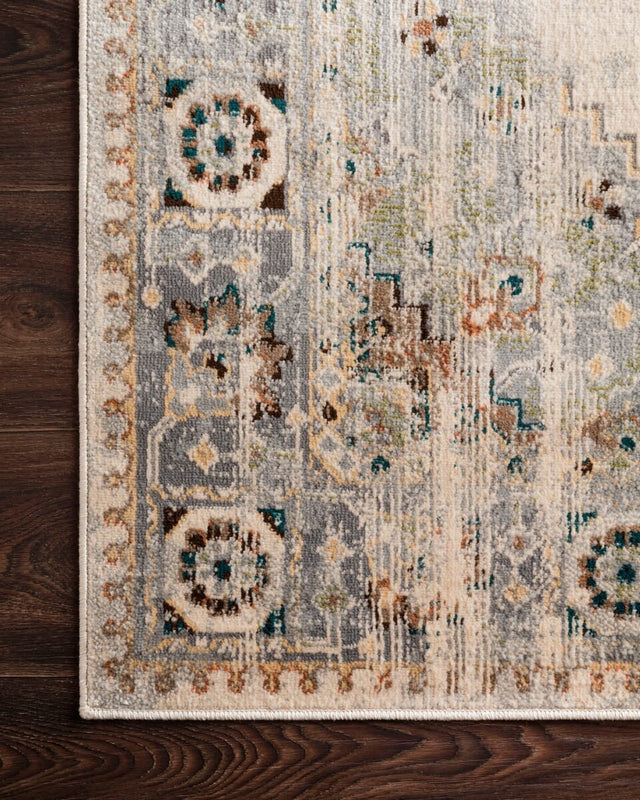 Loloi Isadora Isa-01 Oatmeal / Silver Rugs.