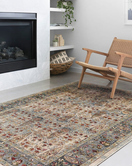 Loloi Isadora Isa-03 Sand / Steel Rugs.