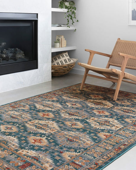 Loloi Isadora Isa-06 Lagoon / Multi Rugs.