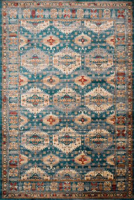 Loloi Isadora Isa-06 Lagoon / Multi Rugs.