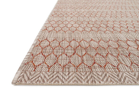 Loloi Isle Ie-01 Beige / Rust Rugs.