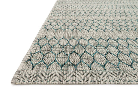 Loloi Isle Ie-01 Grey / Teal Rugs.