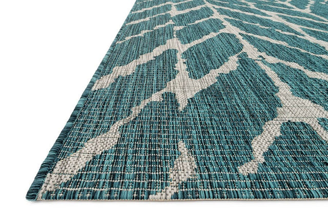 Loloi Isle Ie-02 Teal / Grey Rugs.