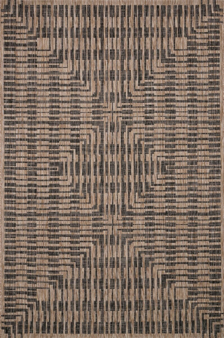 Loloi Isle Ie-09 Brown / Black Rugs.