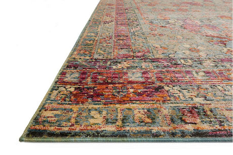 Loloi Javari Jv-03 Slate / Berry Rugs.