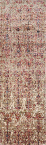 Loloi Javari Jv-10 Drizzle / Berry Rugs.