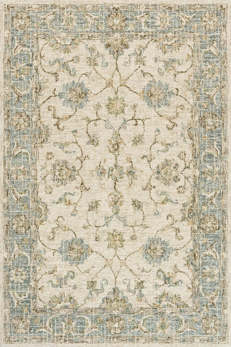 Loloi Julian Ji-06 Ivory / Spa Rugs.