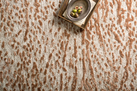 Loloi Juneau Jy-01 Oatmeal/Terracotta Rug.