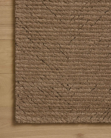 Loloi Kai KAI-01 Pebble Rug - corner on wood