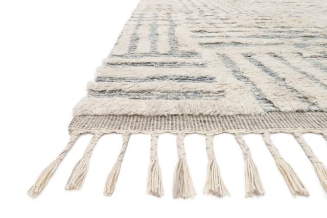 Loloi Khalid Kf-01 Ivory/Sky Rugs.