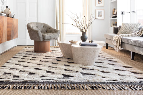 Loloi Khalid Kf-02 Natural/Black Rugs.