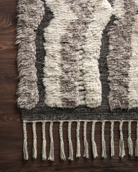 Loloi Khalid Kf-03 Stone/Charcoal Rugs.