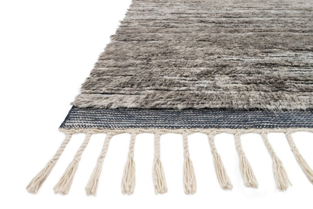 Loloi Khalid Kf - 04 Pewter/Ink Rugs - Loloi - khalkf - 04pwik2030