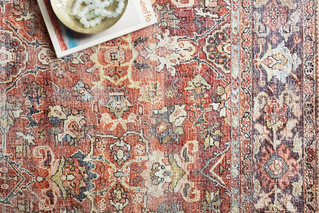 Loloi Layla Lay-02 Spice / Marine Rugs.