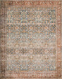 Loloi Layla Lay-04 Ocean / Rust Rugs.