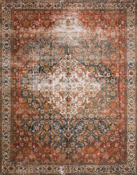 Loloi Layla Lay-05 Ocean / Multi Rugs.