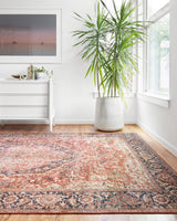 Loloi Layla Lay-08 Red / Navy Rugs.