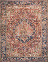 Loloi Layla Lay-08 Red / Navy Rugs.