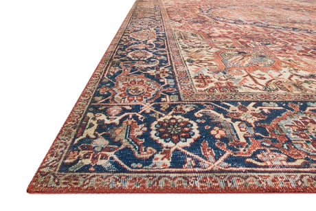 Loloi Layla Lay-08 Red / Navy Rugs.