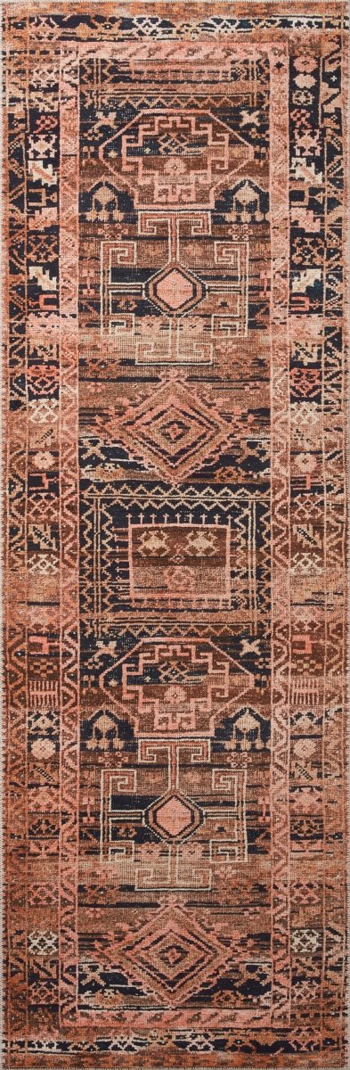 Loloi Layla Lay-14 Mocha/Blush Rugs.