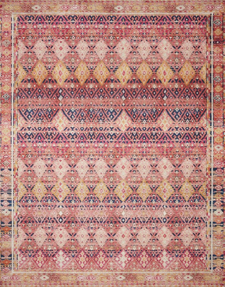 Loloi Layla Lay-15 Magenta/Multi Rugs.