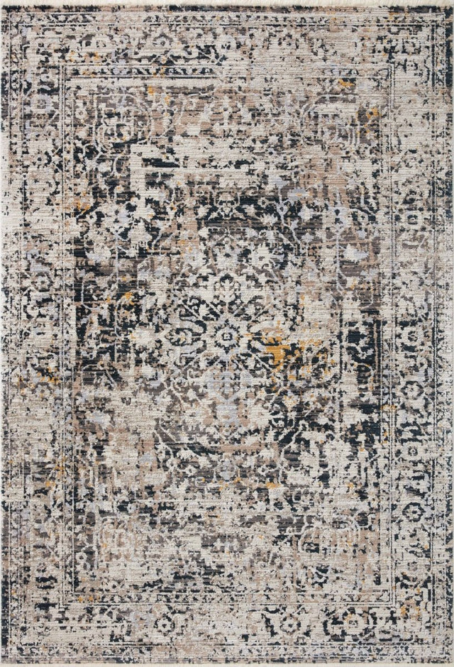 Loloi Leigh Lei - 03 Charcoal/Taupe Rugs - Loloi - leiglei - 03ccta4055