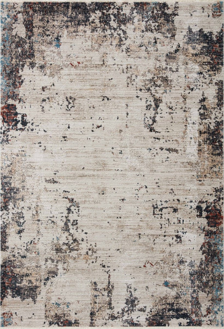 Loloi Leigh Lei-05 Ivory/Charcoal Rugs.