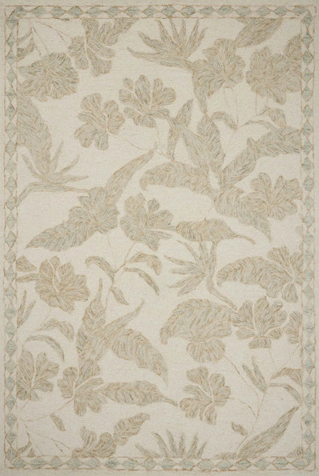 Loloi Lenore LNO-01 Ivory / Multi Rug - main flat