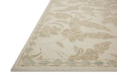 Loloi Lenore LNO-01 Ivory / Multi Rug - rug corner
