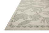 Loloi Lenore LNO-01 Ivory / Sky Rug - rug corner