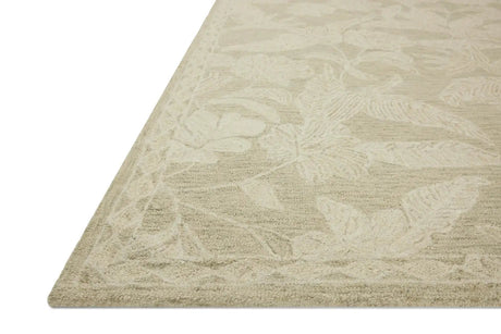Loloi Lenore LNO-01 Sage / Natural Rug - rug corner
