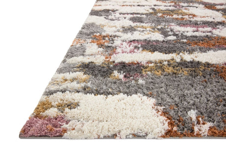 Loloi Levitt Shag Lev-04 Grey/Multi Rug.