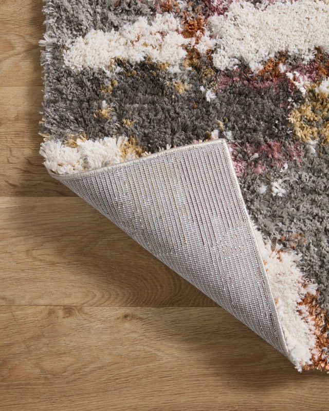 Loloi Levitt Shag Lev-04 Grey/Multi Rug.