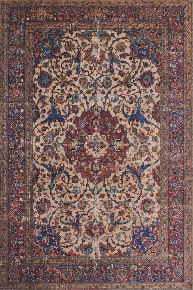 Loloi Loren Lq-11 Sand / Multi Rugs.