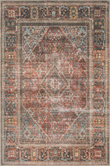 Loloi Loren Lq-13 Brick / Midnight Rugs.