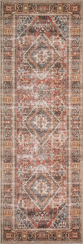 Loloi Loren Lq-13 Brick / Midnight Rugs.