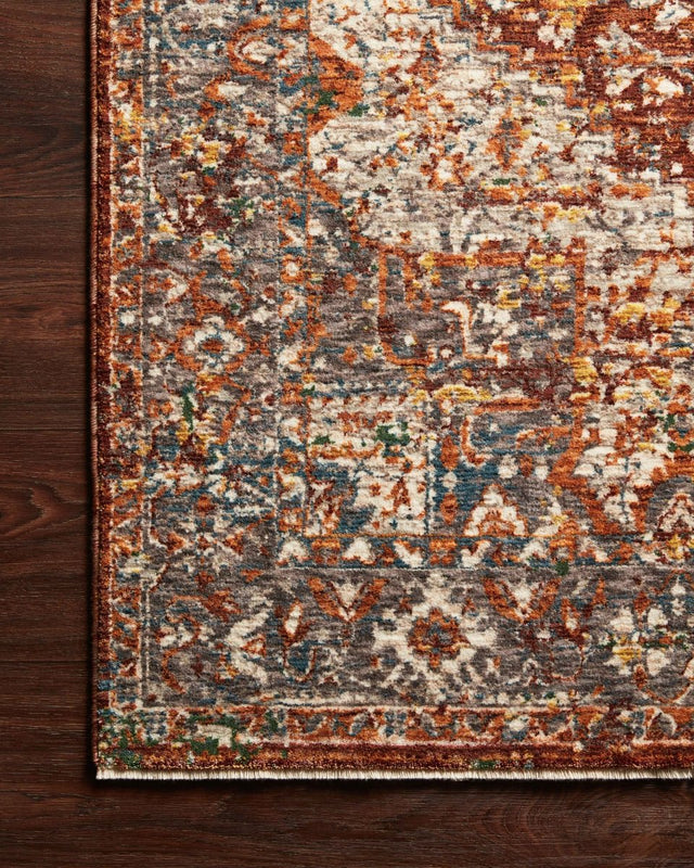 Loloi Lourdes Lou-02 Rust/Multi Rugs.