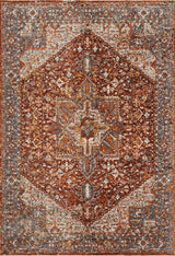 Loloi Lourdes Lou-02 Rust/Multi Rugs.