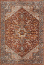 Loloi Lourdes Lou-02 Rust/Multi Rugs.