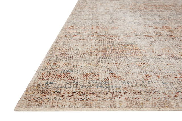 Loloi Lourdes Lou - 04 Ivory/Spice Rugs - Loloi - lourlou - 04ivsq233a