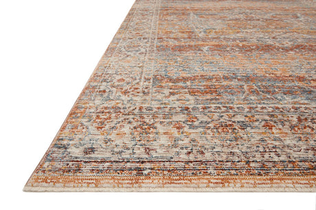 Loloi Lourdes Lou-07 Tangerine/Ocean Rugs.