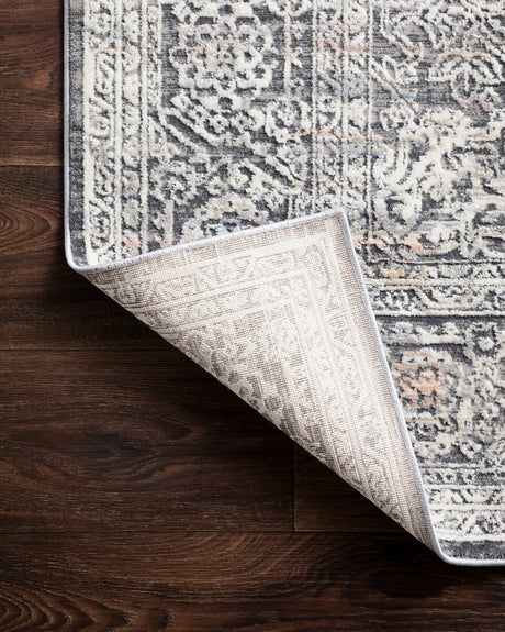 Loloi Lucia Luc-03 Steel / Ivory Rugs.