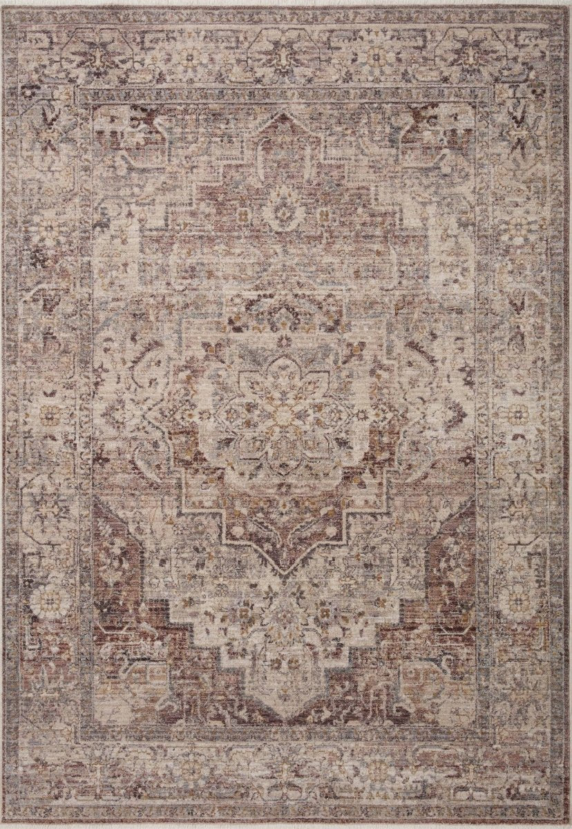 Loloi Lyra Lyr-06 Berry/Stone Rug.