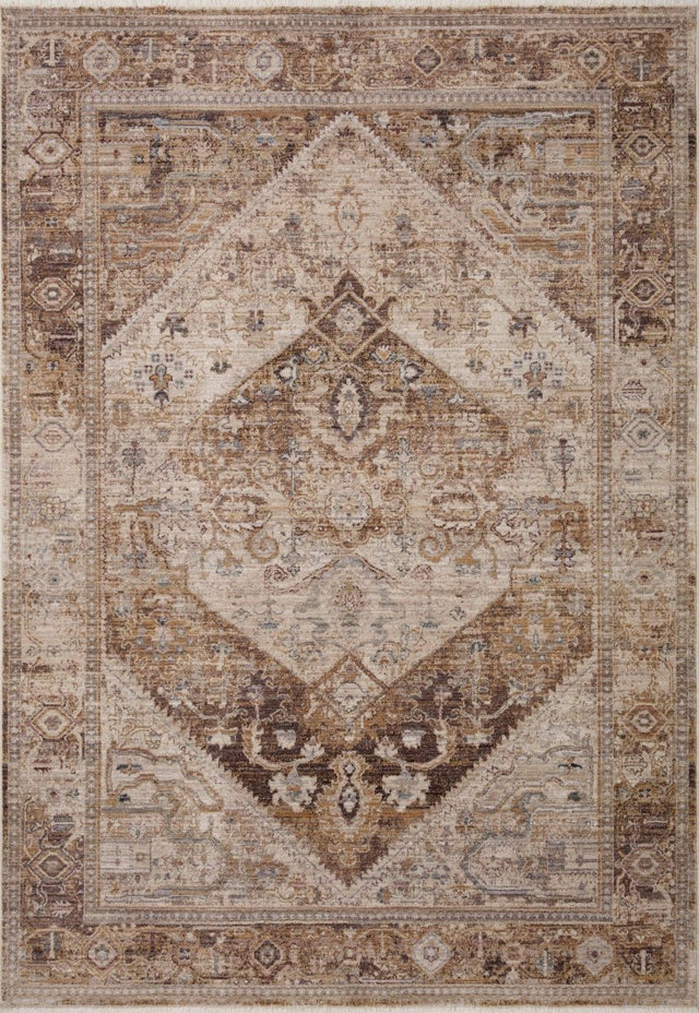 Loloi Lyra Lyr-07 Natural/Mocha Rug.