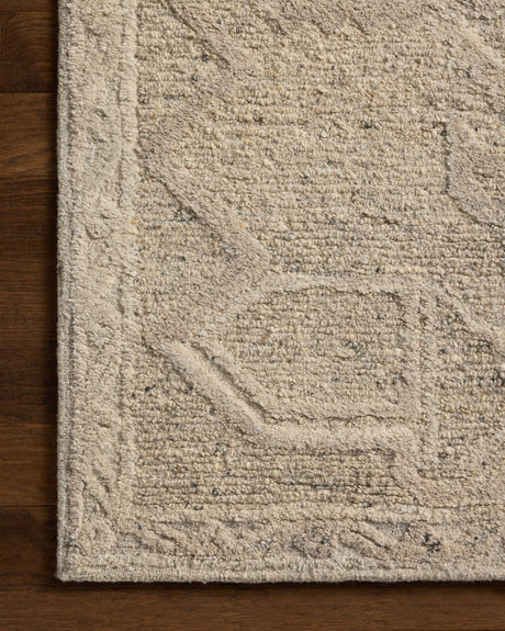 Loloi Mabel MBL-01 Traditional Hand Tufted Pebble, Mist Rug