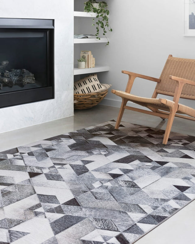 Loloi Maddox Mad-03 Grey / Ivory Rugs.