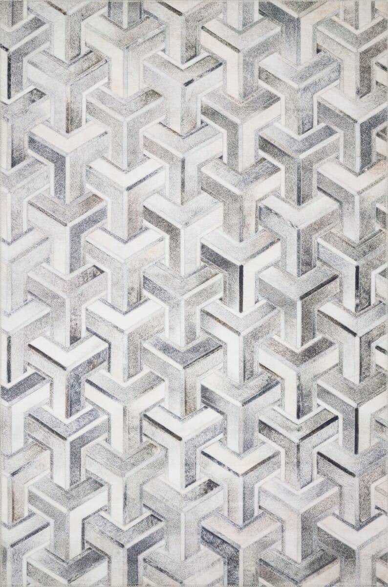 Loloi Maddox Mad-05 Silver / Ivory Rugs.